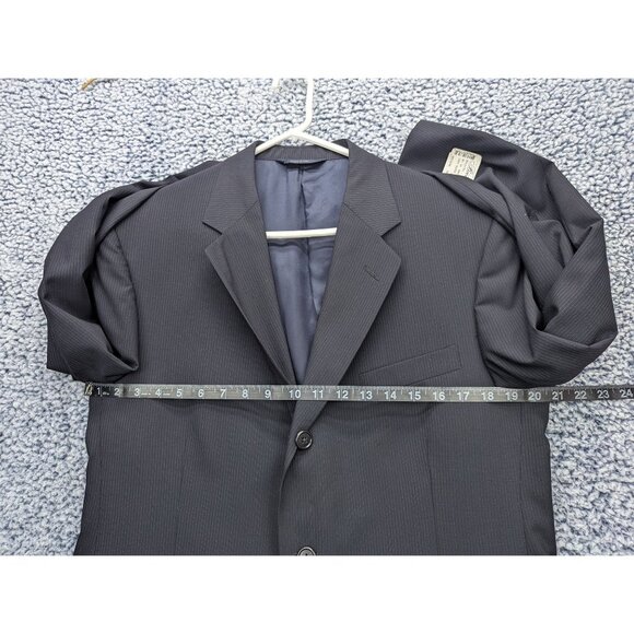 NWT VTG Brooks Brothers Blazer Mens 40R 100% Wool 3 Button USA Made Pinstripe - Picture 9 of 13